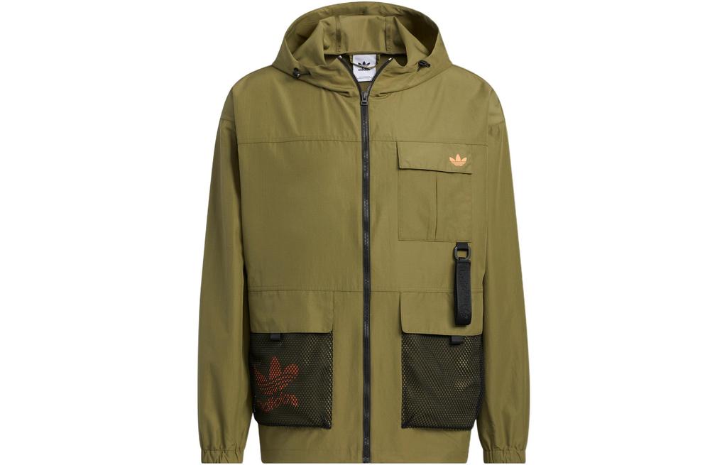 adidas Куртка Originals Мужская Зеленый Хаки HS1909