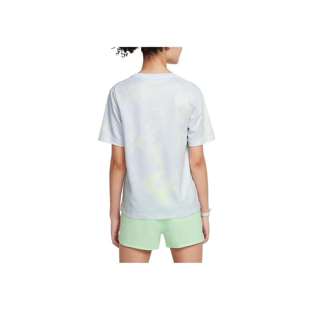 Nike Футболка Dri-Fit Мульти Удобная Быстросохнущая Мягкая Приятная к коже Модная С коротким рукавом Унисекс Топы Футбольно-серый IF0606085