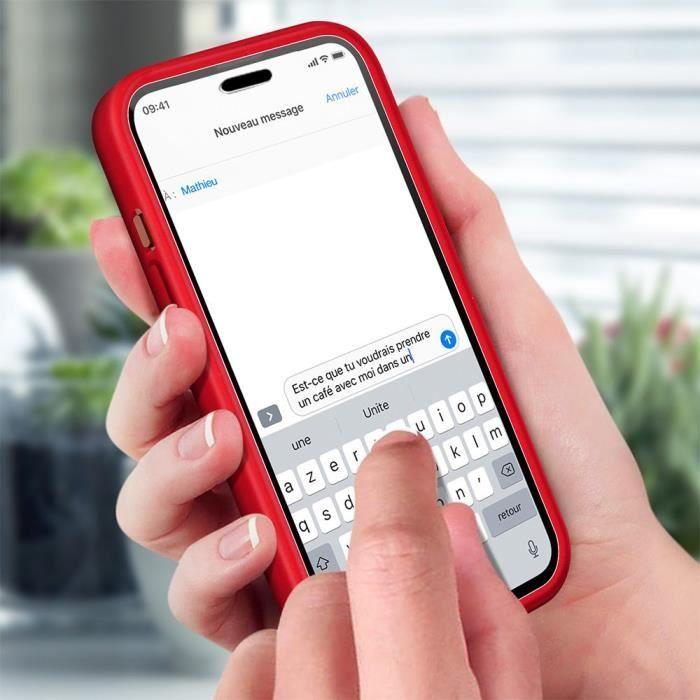 Чехол - E.F.CONNECTION - для iPhone 14 Pro Max - Усиленный силикон - Защита 360° - Полужесткий