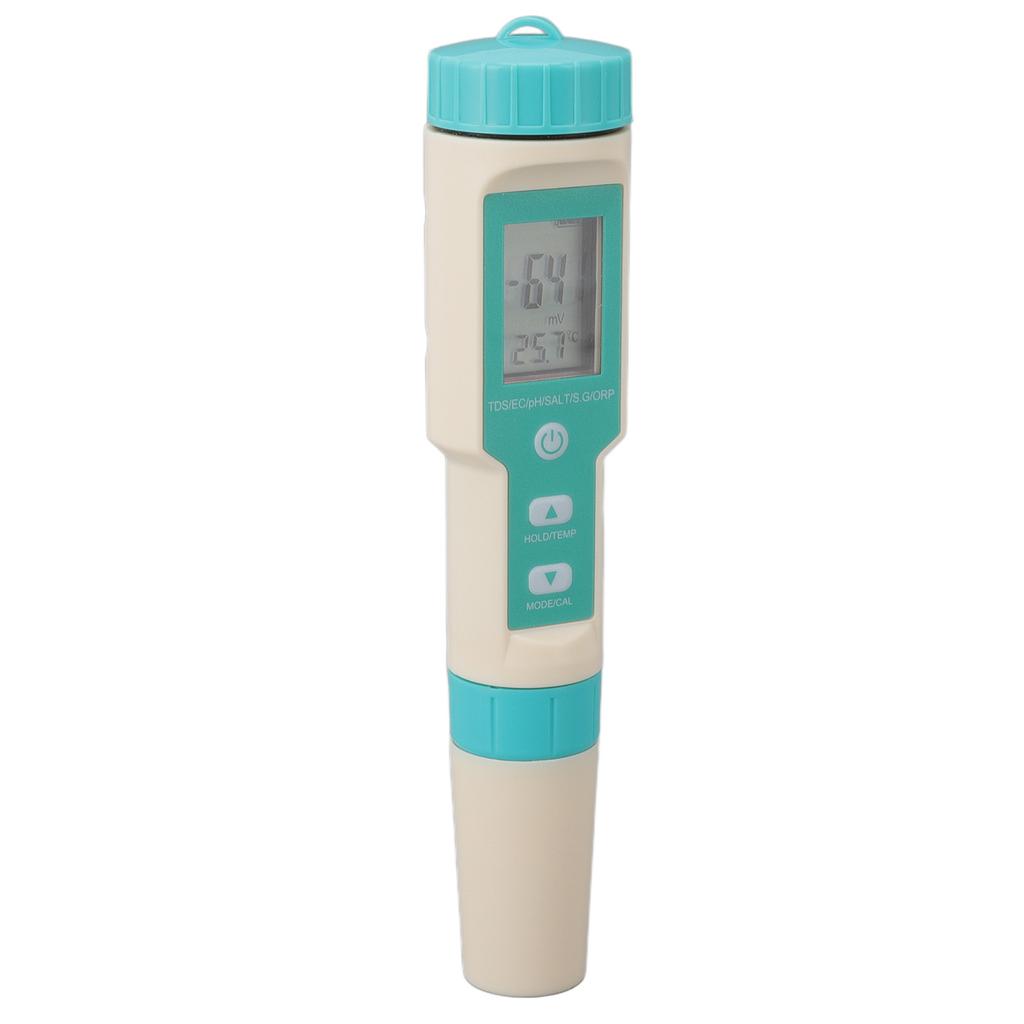 Измеритель качества воды ORP PH TDS TEMP EC Salinity SG 7 в 1 точная цифровая ручка для тестирования воды с