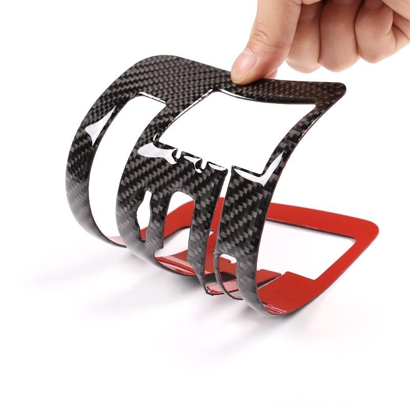 Углеродное волокно Стайлинг автомобиля, центральная консоль, мультимедийный компакт-диск, декоративная наклейка для Mercedes Benz A Class CLA 15-19 GLA 13-18