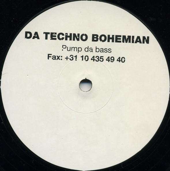 12-дюймовая пластинка DA TECHNO BOHEMIAN Pump Da Bass DIGI007 Digi White 1997 Нидерланды Танцевальная Электроника Б/у