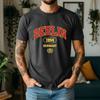 New Summer 100 Cotton Graphic Oversized Tee Berlin 1994 Gerunisexy Retro College Style Themed Short Sleeve