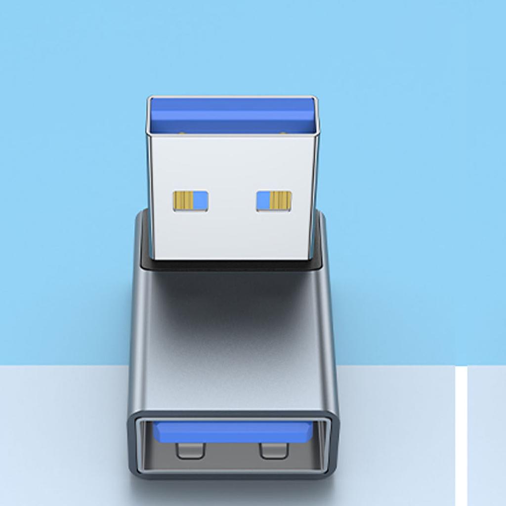 USB 3.0 папа-мама 90 градусов прямоугольный удлинитель адаптер USB восходящий разъем синхронизации данных для ноутбука ПК USB вентилятор