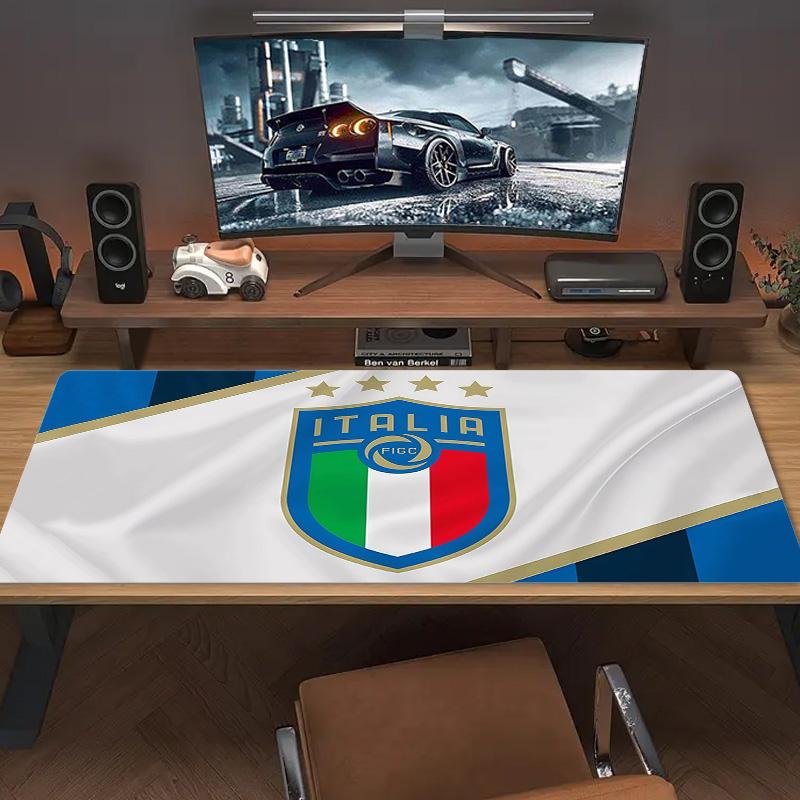 Italy National Football Team2 Print Cushion Non-slip Laptop Tablet Big Mousepad XXL Mat Mini PC Playmat With Lock edge