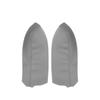 2 шт. серый для Toyota Prius 2004 2005 2006 2007 2008 2009 автомобильный кожаный подлокотник из микрофибры передняя дверь панель крышка защитная