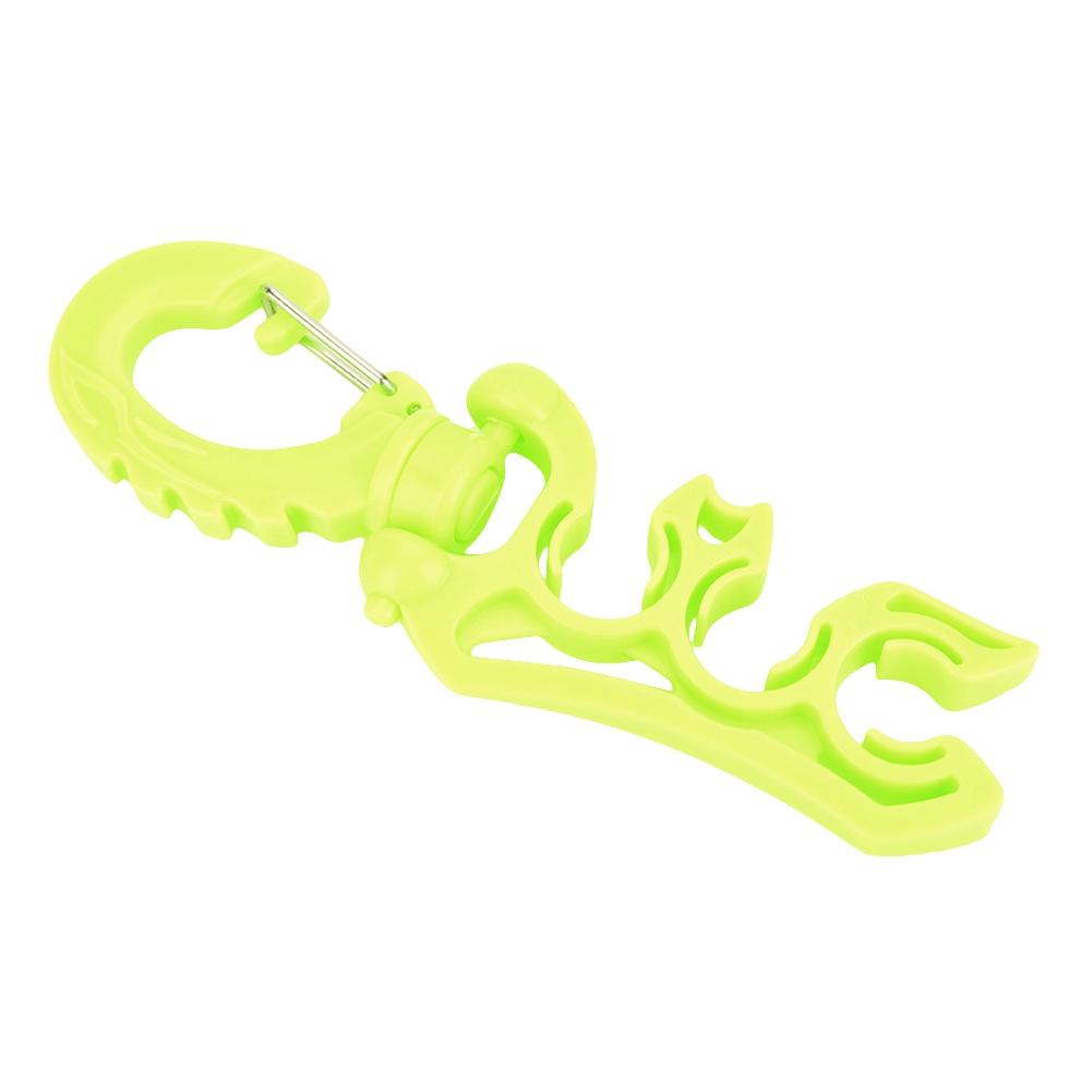 Keep Diving Underwater Diving BC Hose Holder Clip Buckle Hook Yellow