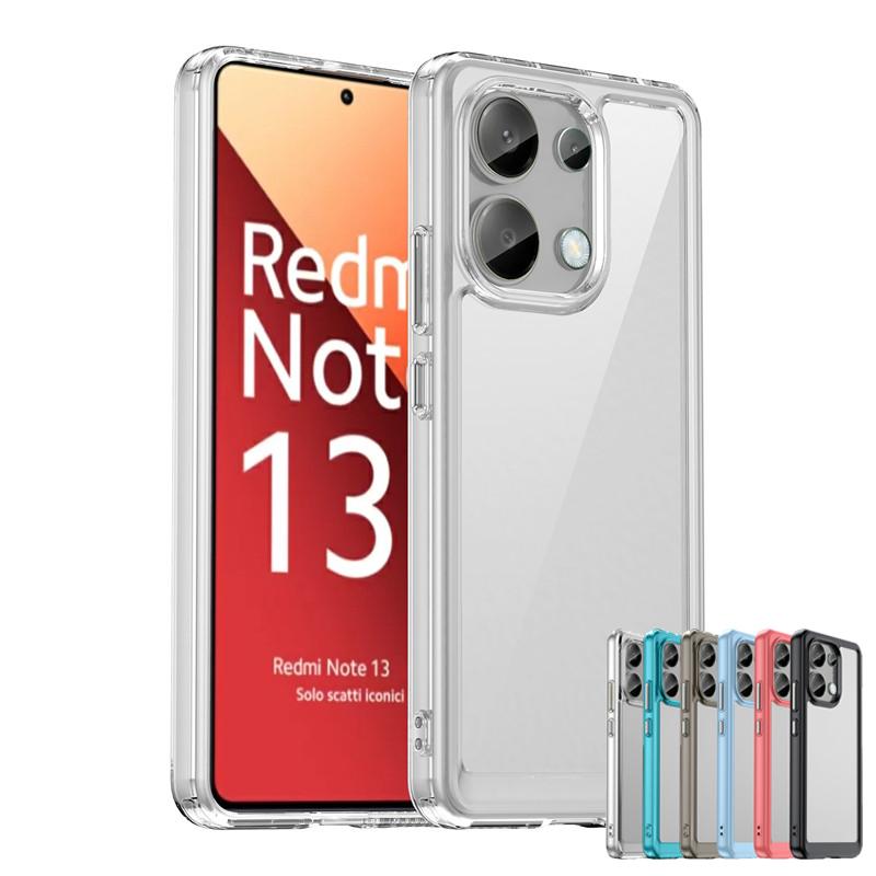 Чехол для Xiaomi Redmi Note 13 4G Чехол для Xiaomi Redmi Note 13 Pro Plus 5G Ударопрочный Жесткий ПК ТПУ Силиконовый Защитный Чехол для Телефона