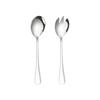 2PCS Golden Salad Spoon Fork Salad Spoon Stainless Steel Cutlery Set Service Spoon Set Colorful Unique Spoon Kitchen Tool MIT
