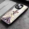Чехол для телефона H-Hazbin H-Hotel Для IPhone 17 Pro Max 16 15 14 Pro Max 13 11 X Xs Xr 8 7Plus Стеклянная крышка