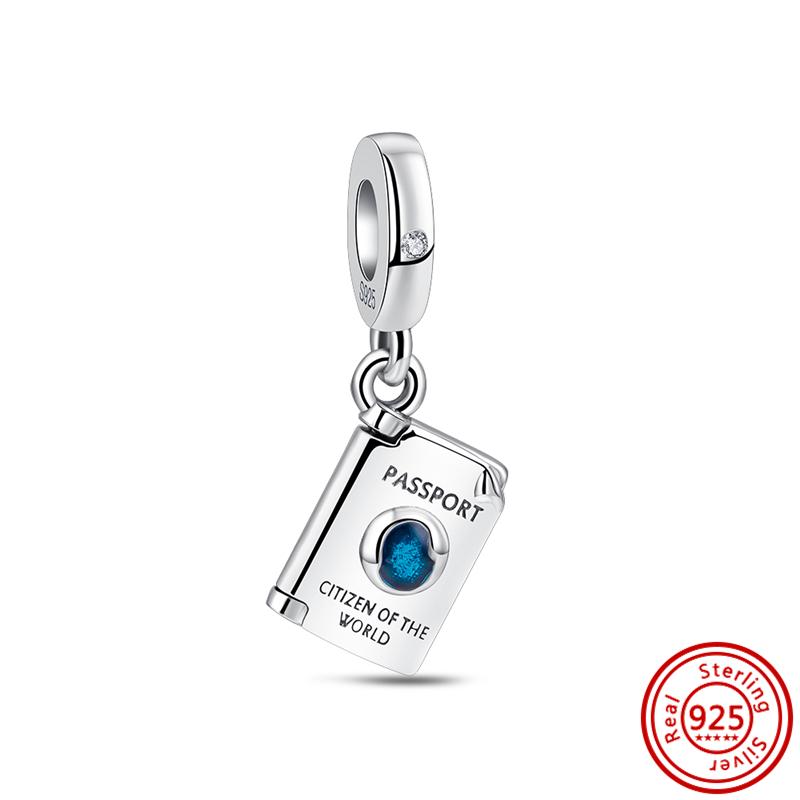 92 Стиль 925 Серебряная Звезда Луна Солнце Снежинка Растение Перо Сердце Тонкие Бусины Паве Подходит Оригинальные Подвески Браслет DIY Ювелирные Изделия