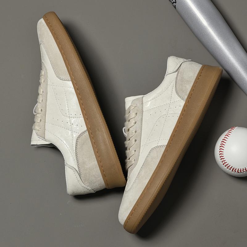 Fashion Fashion Genuine Leather Men's Casual Shoes Breathable Tenis Masculino Summer Man Sneakers Classic Skateboard Footwear Trainers