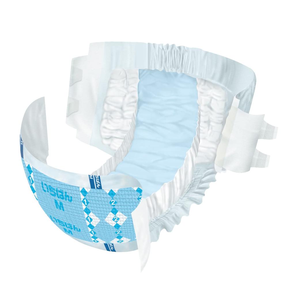 Ichiban Wide Fit 20 Count For Those Who Spend Most of Their Time Tape-on Type, Medium, [ADL Category Sleeping]