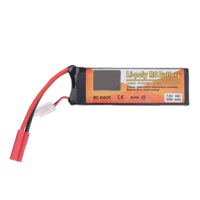 7.6V 5000mAh RC LiPo аккумулятор портативный RC автомобиль литиевый аккумулятор с разъемом Banana 4.0 для 18 110 112