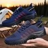 Mesh Men's Sneakers Fashionable Lightweight Breathable Knit Upper Casual Runs Shoes Stylish Fitness Footwear Designer Shoes
