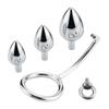 Stainless Steel Anal With Metal Butt Plug Ring Non Vibrating Butt Plugs