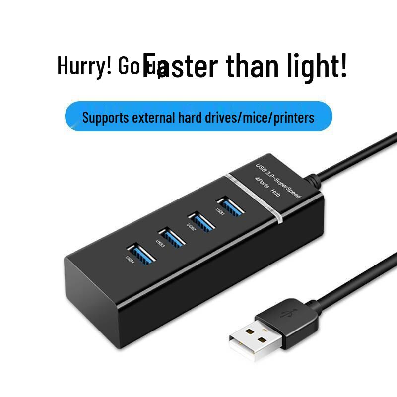 Кабель-разветвитель USB 3.0 и 2.0 на 4 порта: Портативный многоинтерфейсный концентратор данных