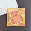 30 Sheets/Pack Ins N Times Posted Cute Memo Pad Capybara Special-shaped Sticky Note  For Daily Notes
