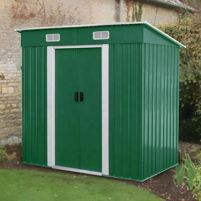 Rainproof Steel Storage Shed with Lock for Garden Tools and Sundries