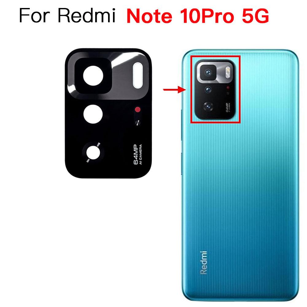 Замена стекла объектива задней камеры для Xiaomi Redmi Note 9 9s 10 10s Pro с двухсторонним клеем, ремонт
