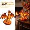 Decorative Light for Bedroom Dragon Solar Garden Light, Halloween Night Resin Gothic Pumpkin Creative Birthday Gift Friends Statue, Medieval