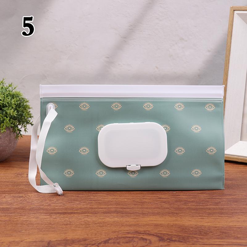 1 шт. Ева Портативная коробка для салфеток на кнопках Сумка для влажных салфеток Крышка-клапан Косметичка Уличные полезные аксессуары для детской коляски