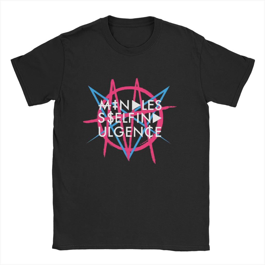 Mindless Self Indulgence Pure Cotton T Shirt For Mens Summer  Streetwear T Shirts O Neck Harajuku Tees Oversized Print Clothing