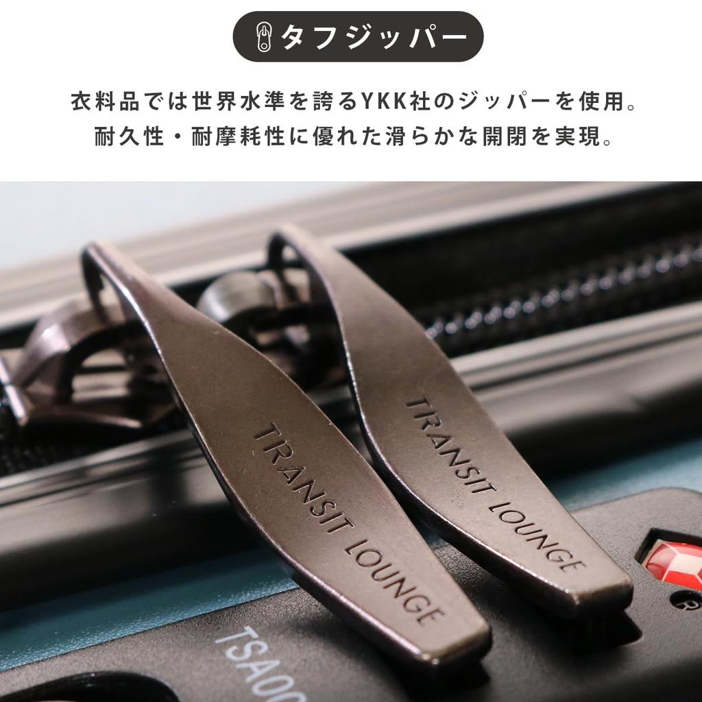 Чемодан Ripple 34 л 46 см 3 кг Жесткая молния 20201 Сумка для переноски Чехол с замком TSA Aqua [Transit Lounge]