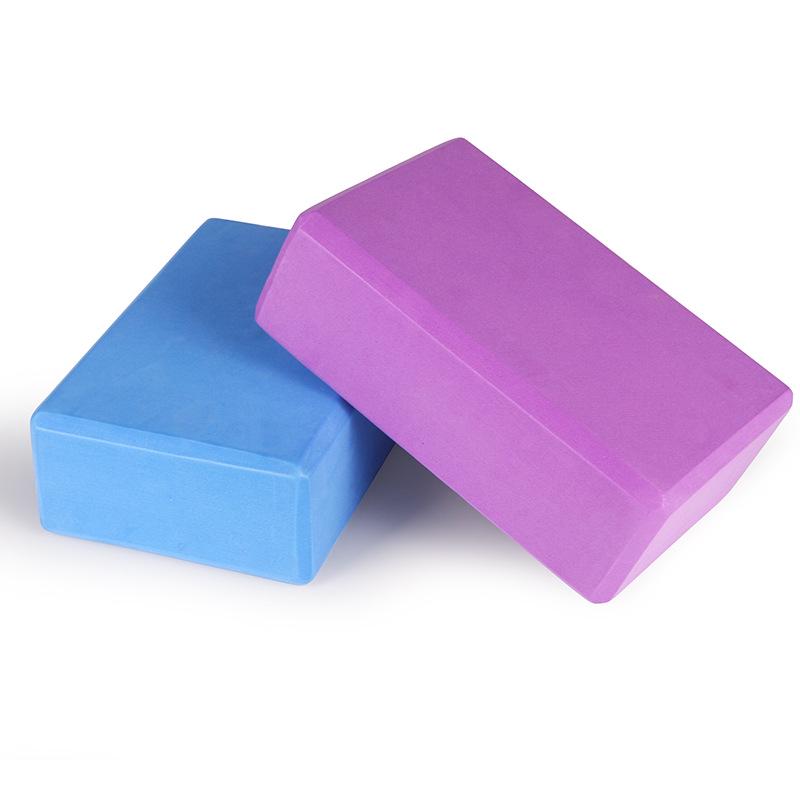 Bodybuilding Equipment Men Women Gym Fitness EVA Yoga Block Colorful Foam Block Brick for Exercise Workout Training
