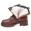 Winter Shoes Boots Women Large Size  Non-slip Women's Snow Boots Genuine Leather Warm Women's Ankle Boots