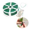 Favorable Metal Slicer Cutter Plant Spool 1 Roll 50M Green Twist Tie Garden String Plastic Wire