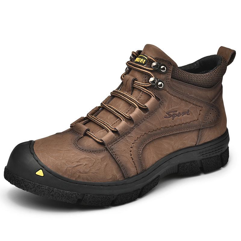 2025 осень и зима новая мужская обувь модная повседневная обувь для активного отдыха спортивная обувь матовые походные туфли со средним ремешком модная мужская обувь