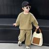 Boys' Spring Hoodie Set Baby Boy Trendy Handsome Stylish Spring and Autumn Children's Sports Outfits