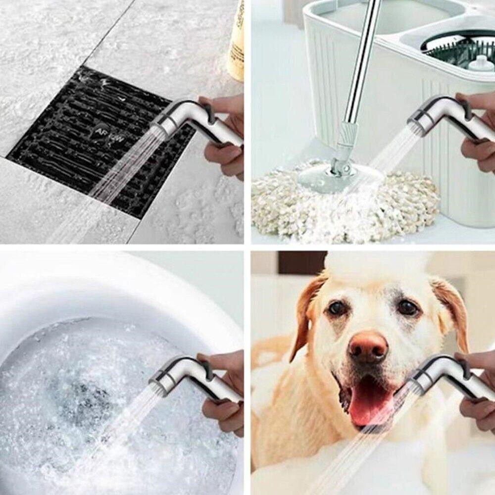 Cleaning No Splashing Easy Control Hand Shower Handheld Spray Shattaf Shower Toilet Bidet Sprayer