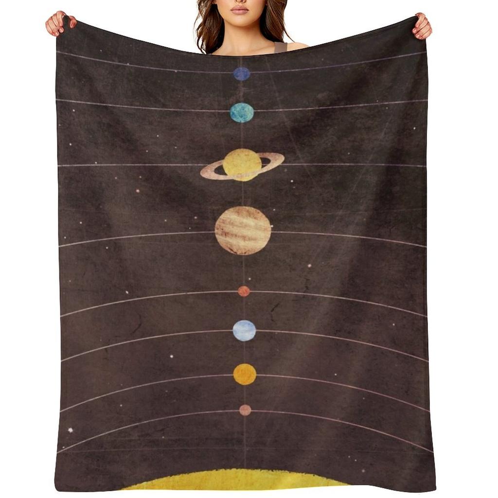 Плед Солнечная система Роскошный декоративный плед диван-кровать Для декоративные диванные одеяла