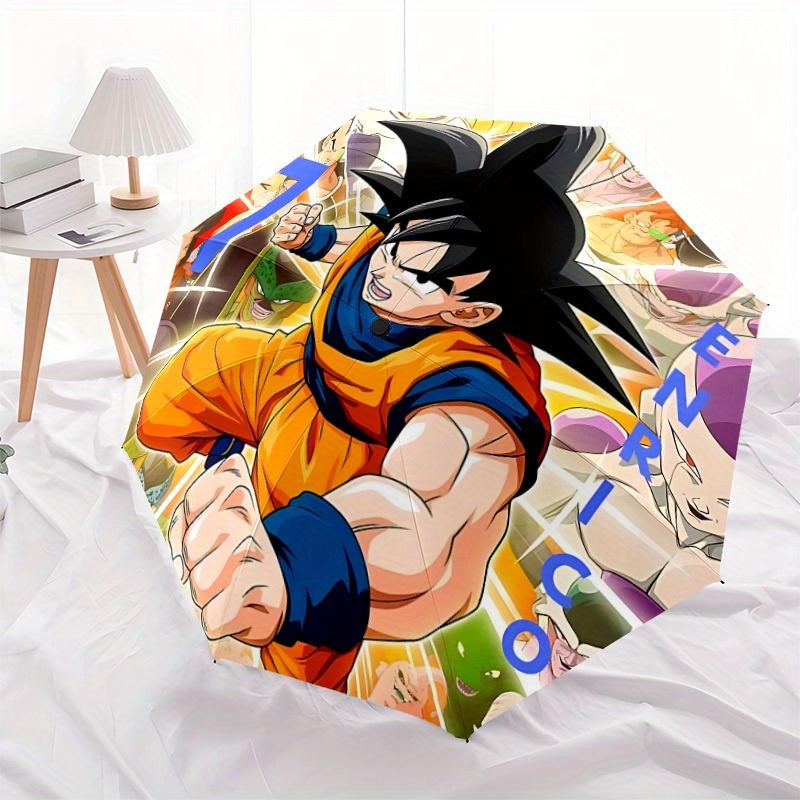 1pc Dragon Ball Z Automatic Umbrella 8-Bone Design Compact Gear for Outdoor Travel, Perfect Gift for Friends or Family yy280828144