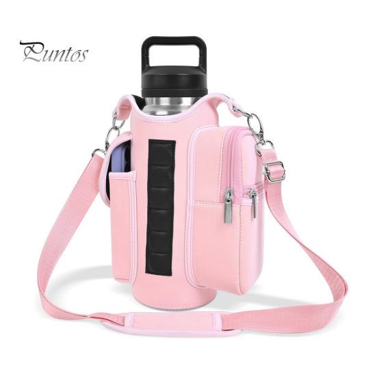 Магнитный держатель для бутылки с водой, сумка через плечо, водонепроницаемая сумка для чайника из Оксфорда для спортзала, походов на открытом воздухе, фитнеса, органайзера для необходимых вещей