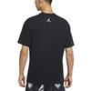 Jordan T Shirts Men's Black Crew Neck Moderate Straight Fit DO1928-010