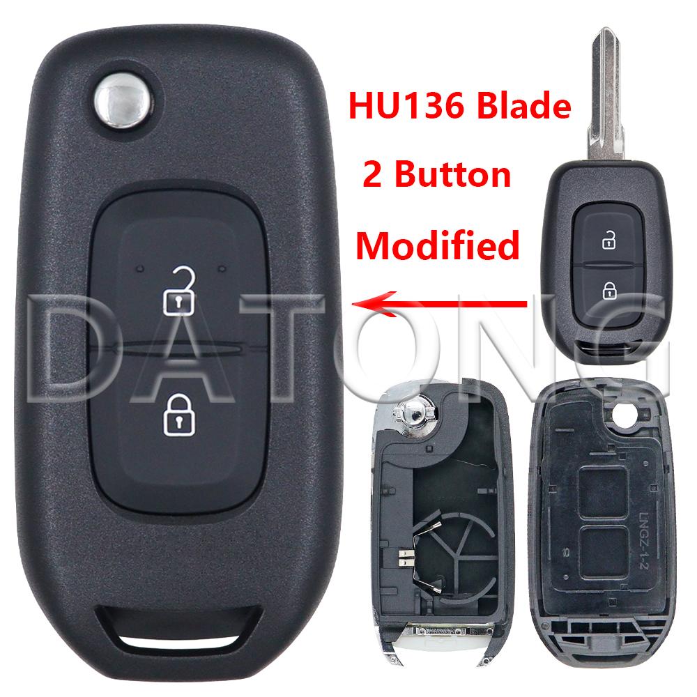 Datong Modified Car Key Shell Case CWTWE1G0003 DR LOGO For Renault Symbole Logan Sandero Trafic Lodgy Dokker Duster Dacia