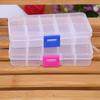 Foldable 10 Compartment  Jewelry Bead Nail Tips Storage Box