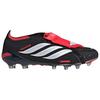adidas Predator Elite Складной язычок AG Черный Core Белый Cloud Яркий красный Унисекс Кроссовки KI6296