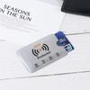 10 шт. Защита от сканирования, защита от кражи, RFID-блокирующие карты, защитный чехол, держатель для карт, удостоверение личности, чехол для банковской карты, кошелек с защитой от RFID