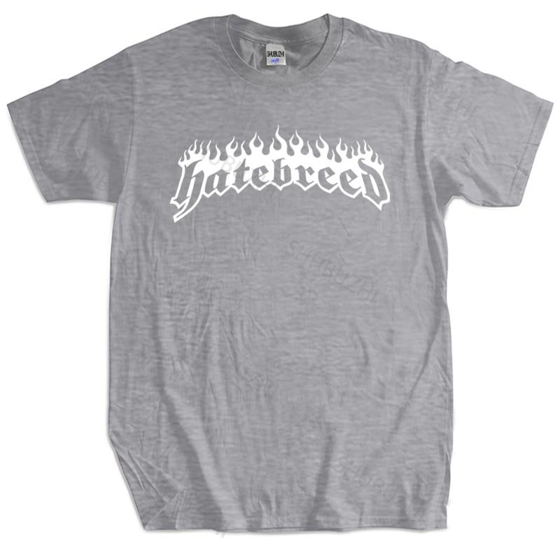 Homme T Shirt Summer Men Tshirt Hatebreed Band Logo Black Tshirt New Fashion Mens T Shirt Unisex Tshirt Teenagers Cool Tops