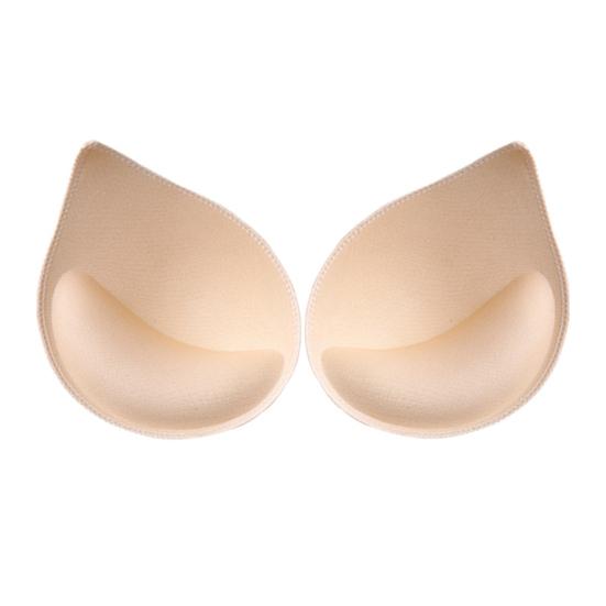 Women's Bra Pad Inserts Removable Tear Drop Shape Bra Cup Inserts Push Up Breast Enhancer for Swimsuits Yoga Sports Bras