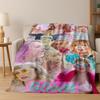 Fashion T-Taylor T-Swizzle Singer Star Flannel Blanket Soft Warm Throw Blanket for Bed Bedroom Living Room Travel Picnic Gift