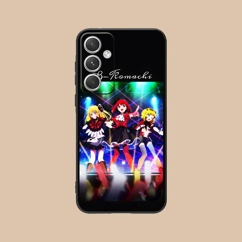 Чехол для телефона Oshi no ko B-Komachi для Samsung Galaxy S25 S24 S23 S22 S21 S20 Note20 Plus FE Ultra Цветной Защитный Чехол Красивый