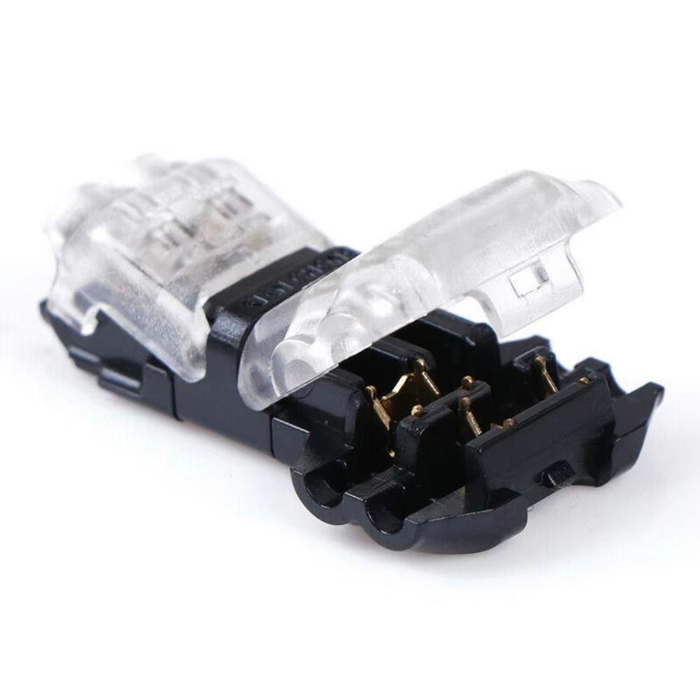1/5Pcs 2 Pin Electrical Cable Crimp Low Voltage Terminal Clamp For for AWG 24-18 Wires Wiring