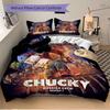 3pcs Chucky Alterian Crew Season 1 Design Printed Quilt Set Soft and Comfortable Quilt Cover for Bedroom Set .H014