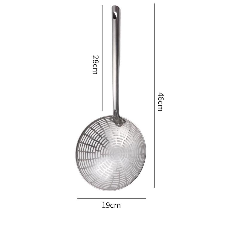Дуршлаг из нержавеющей стали, сетчатый дуршлаг для жарки в масле, совок для приготовления лапши, сито, кухонный фильтр для еды, ложка, кухонные принадлежности