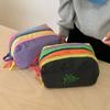 Multifunctional Cute Cosmetic Bag Coin Purse Nylon Toiletry Bag Lightweight Carryall  Women